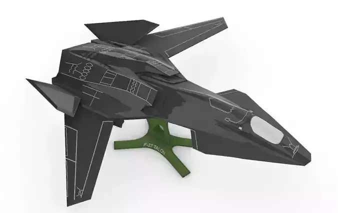 F-37 Talon 3D print model