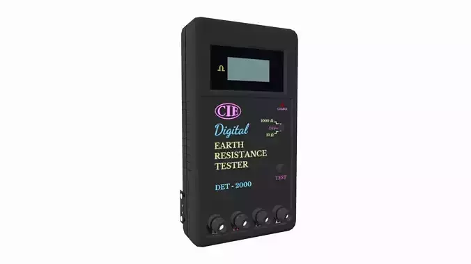 Earth Resistance Tester Low-poly 3D model