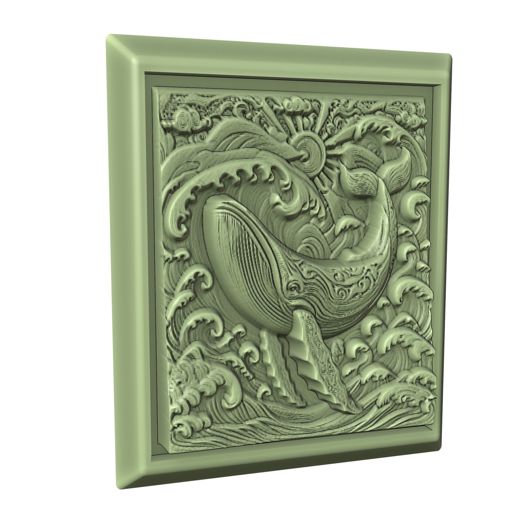 Whale Animal 3D print model_3