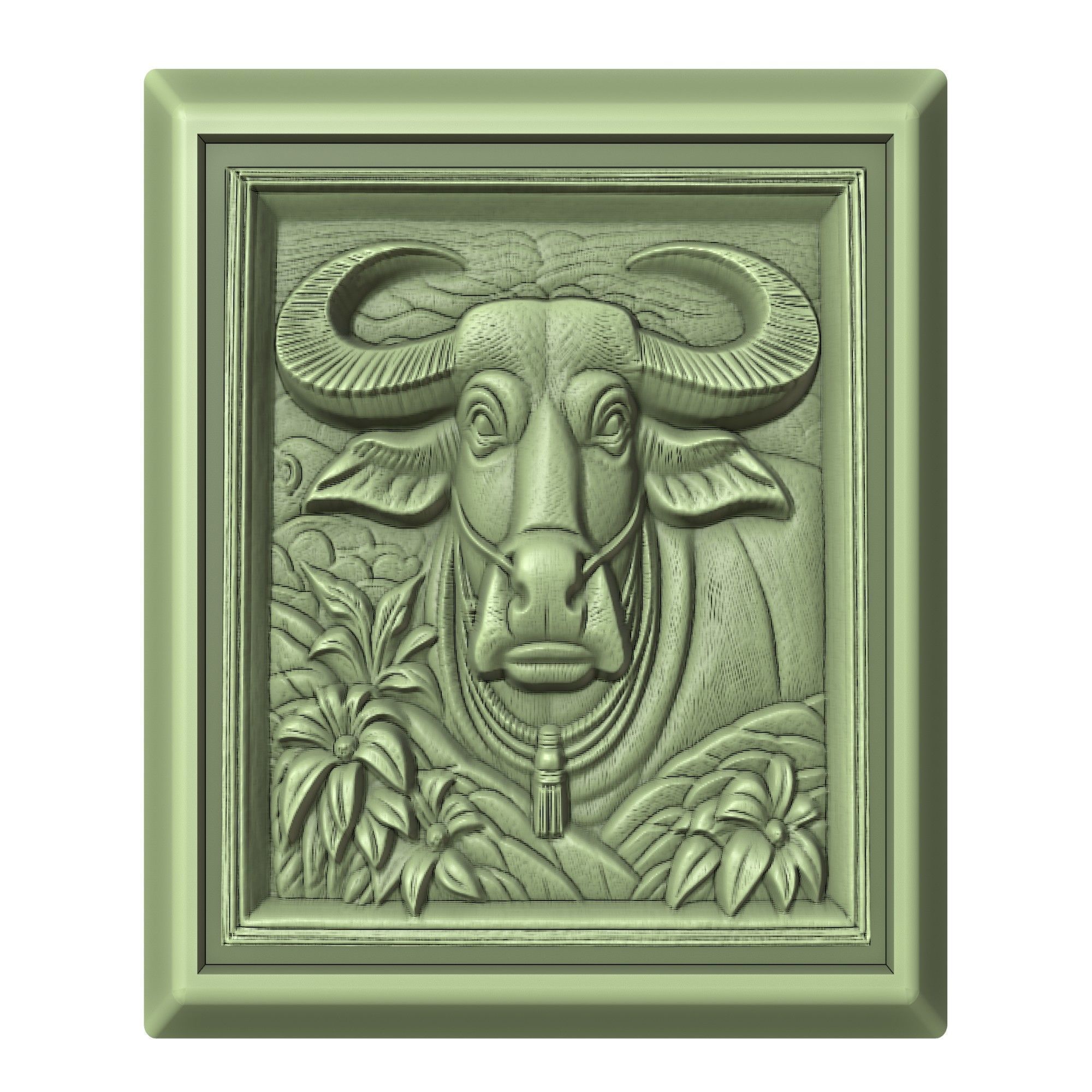 Buffalo Animal 3D print model_2