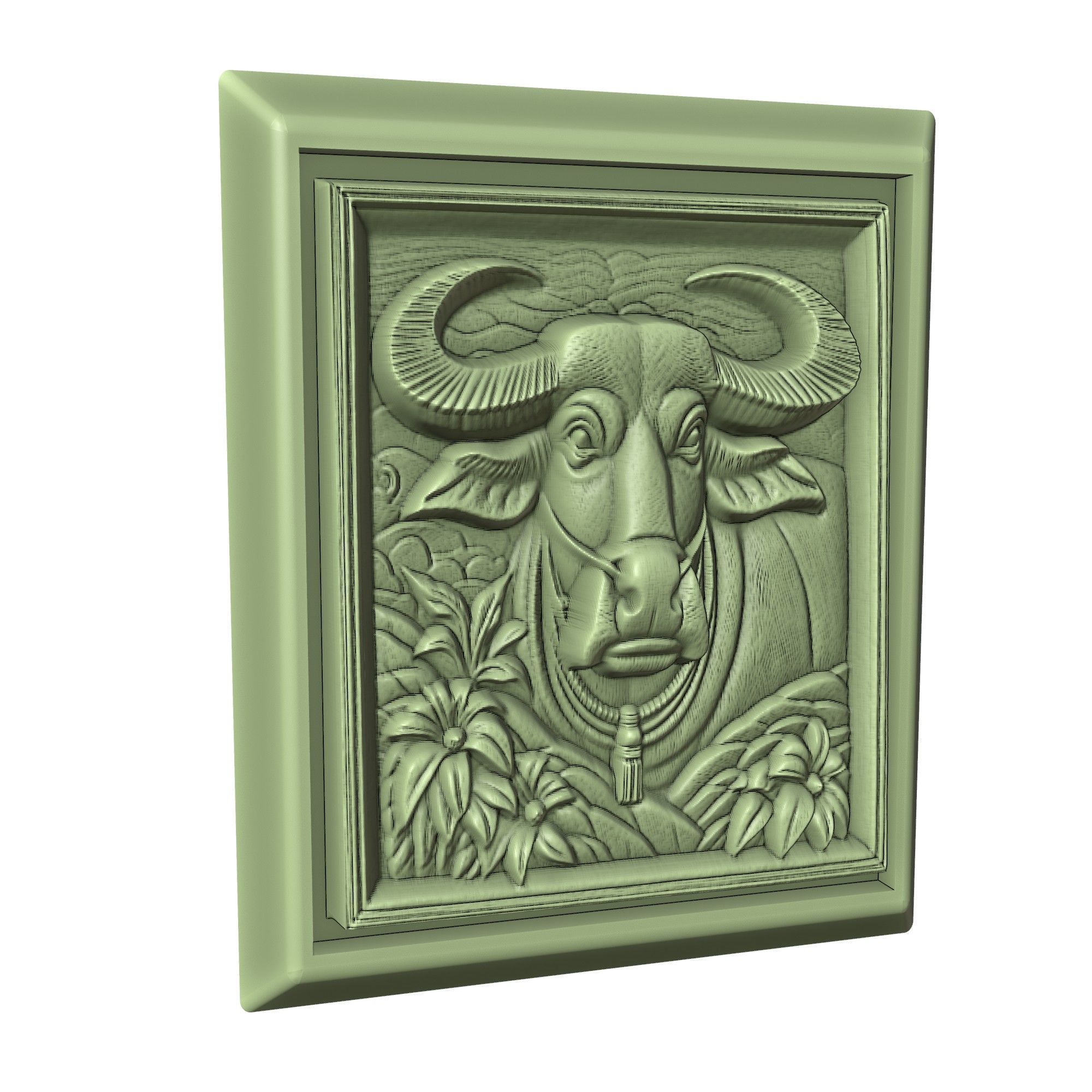 Buffalo Animal 3D print model_3