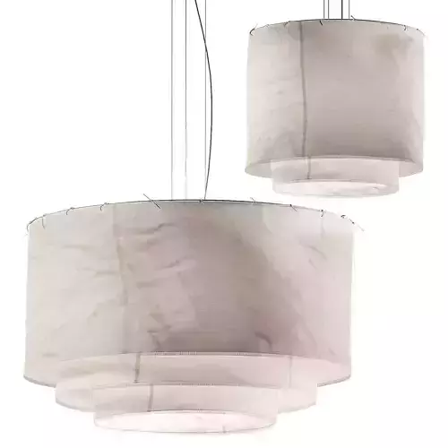 Minimalist Linen Pendant Hanging Lamp Chandelier