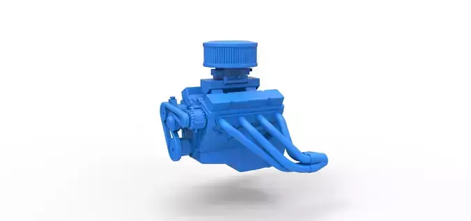 Engine of Australian Super Sedan Scale 1 to 25