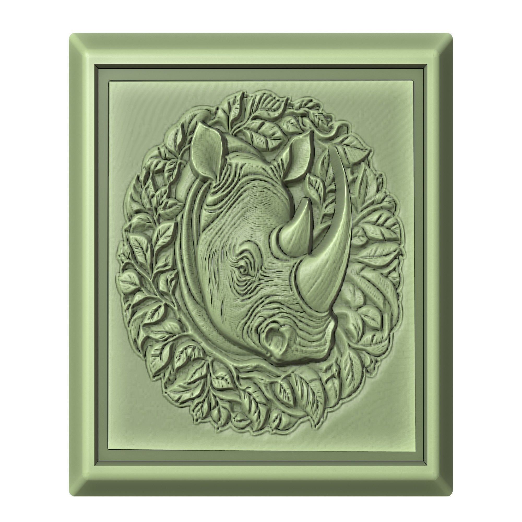 Rhinoceros Animal 3D print model_2