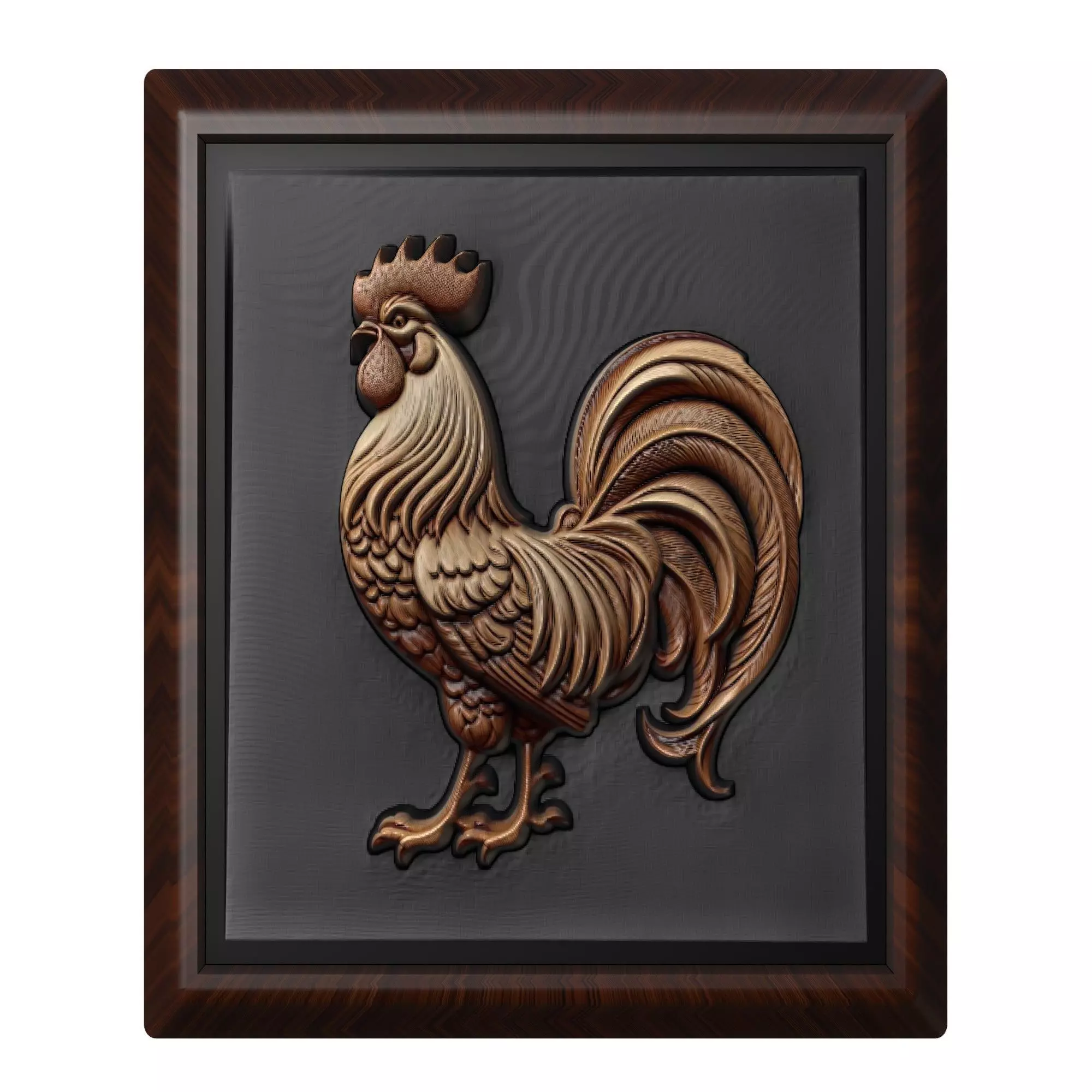 Rooster Animal 3D print model_0