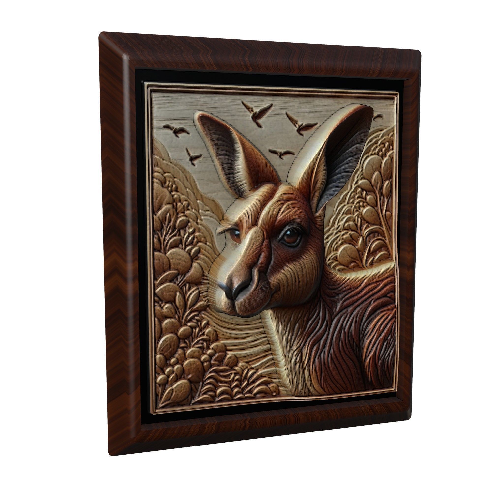 Kangaroo Animal 3D print model_1