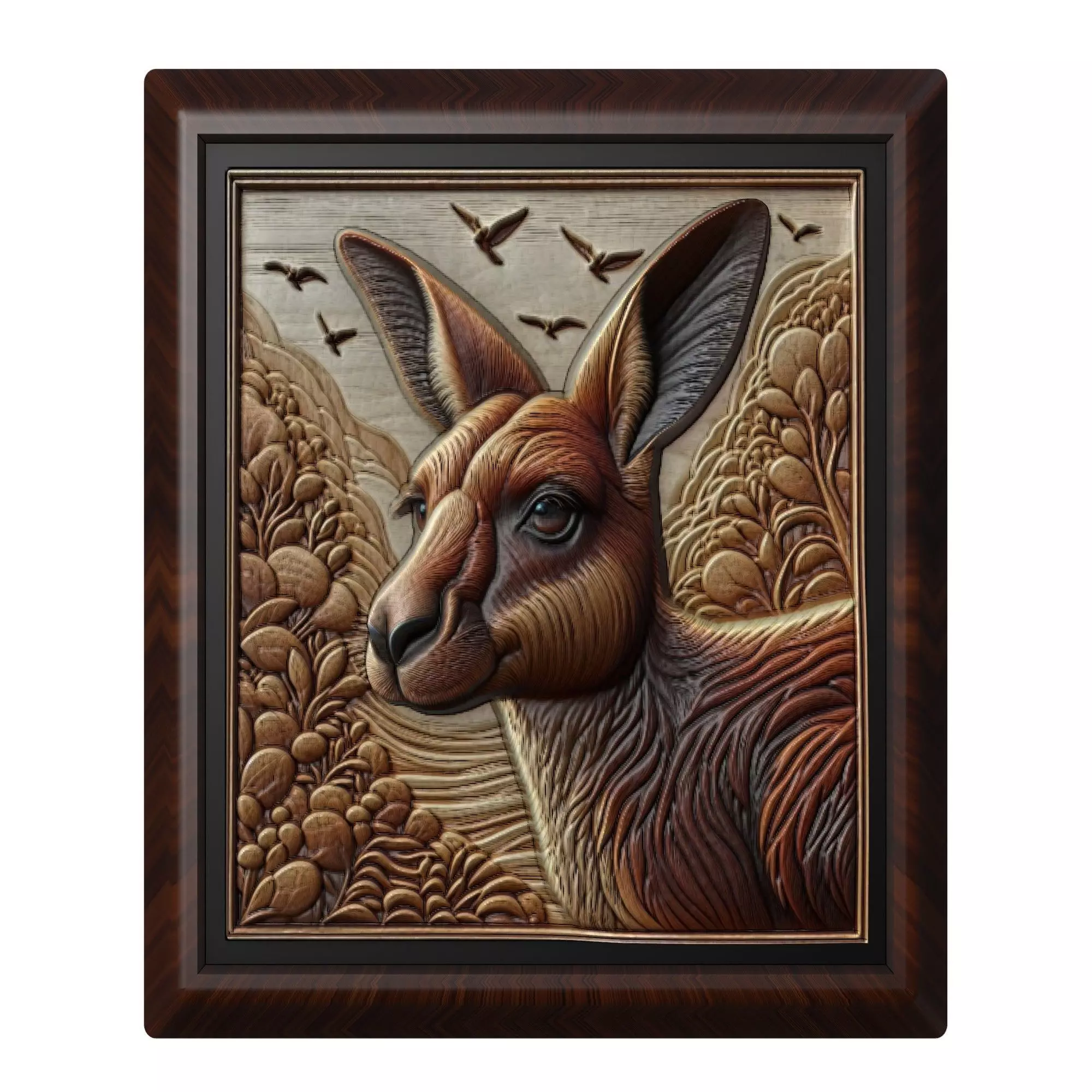 Kangaroo Animal 3D print model_0