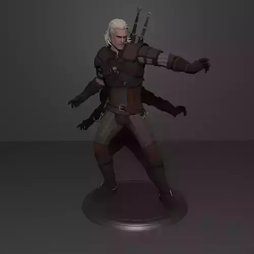 Geralt of Rivia 3D print model