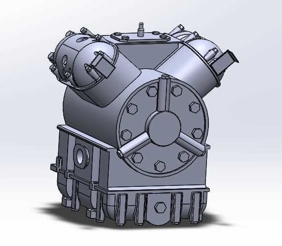 Thermo King Compressor X430 - High-Detail 3D model_3