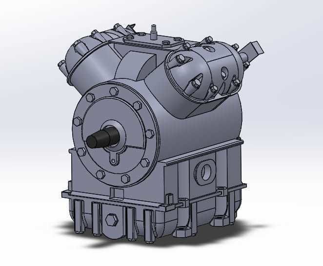 Thermo King Compressor X430 - High-Detail 3D model_2