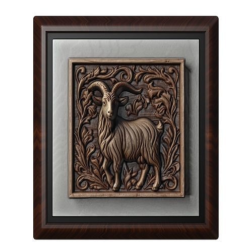 Goat Animal 3D print model