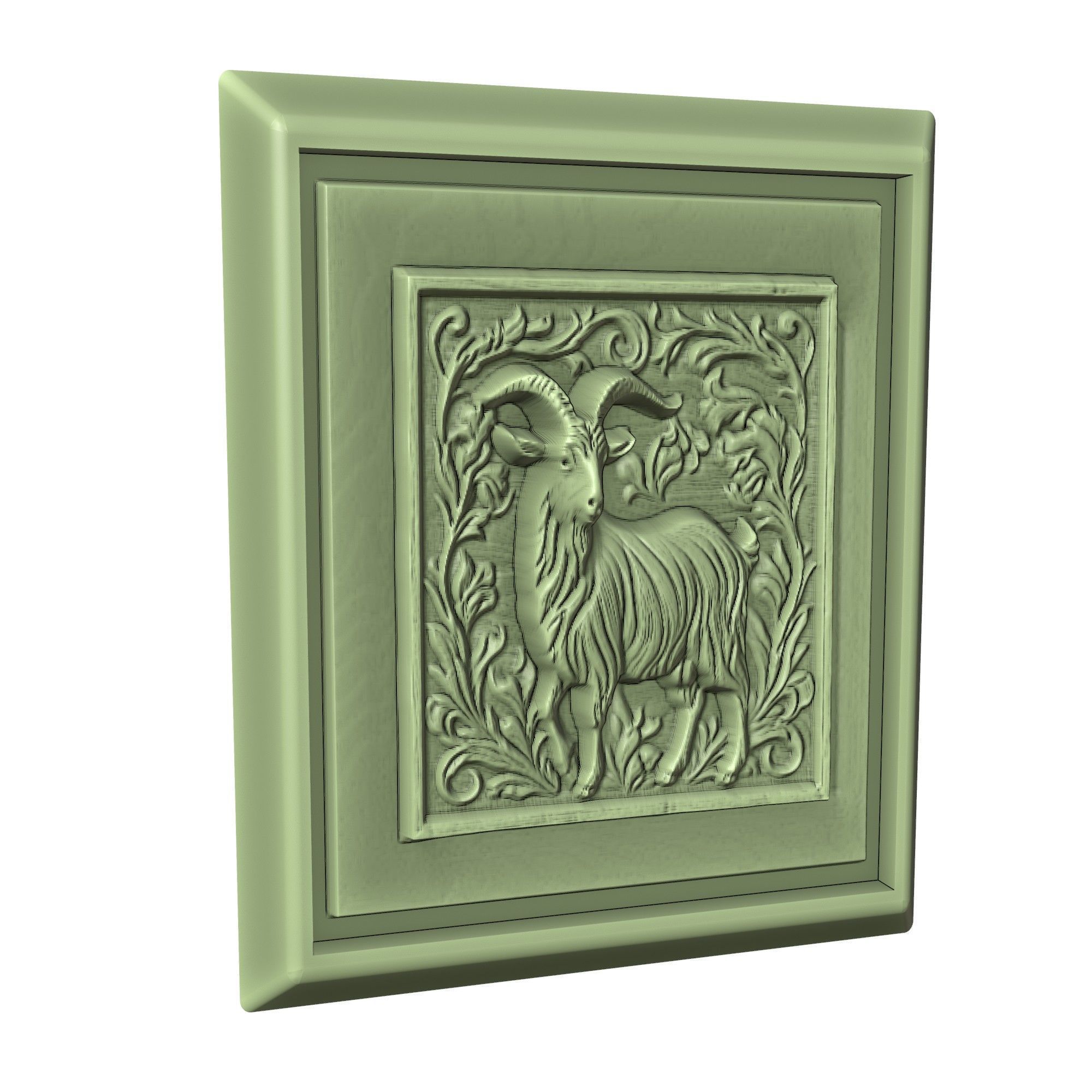 Goat Animal 3D print model_3