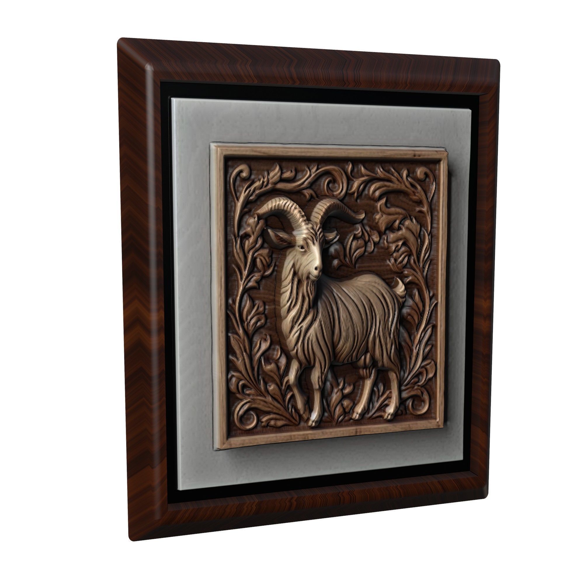 Goat Animal 3D print model_1