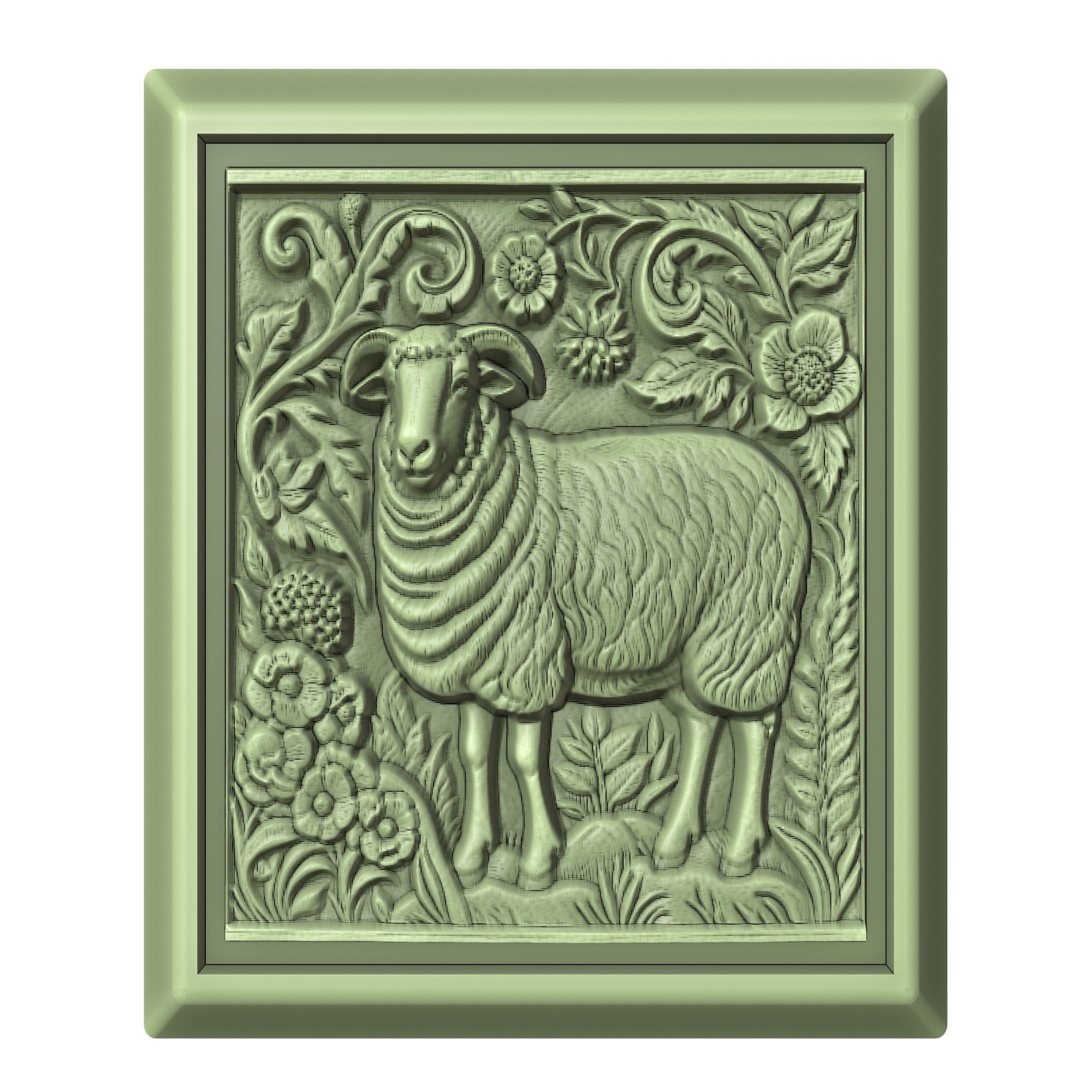 Sheep Animal 3D print model_2