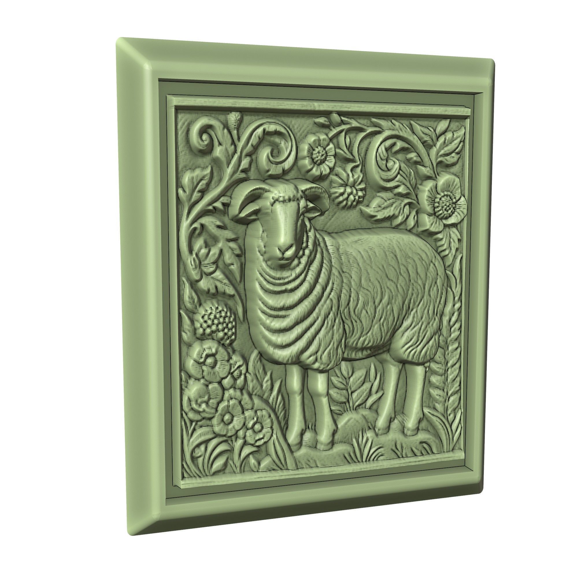 Sheep Animal 3D print model_3