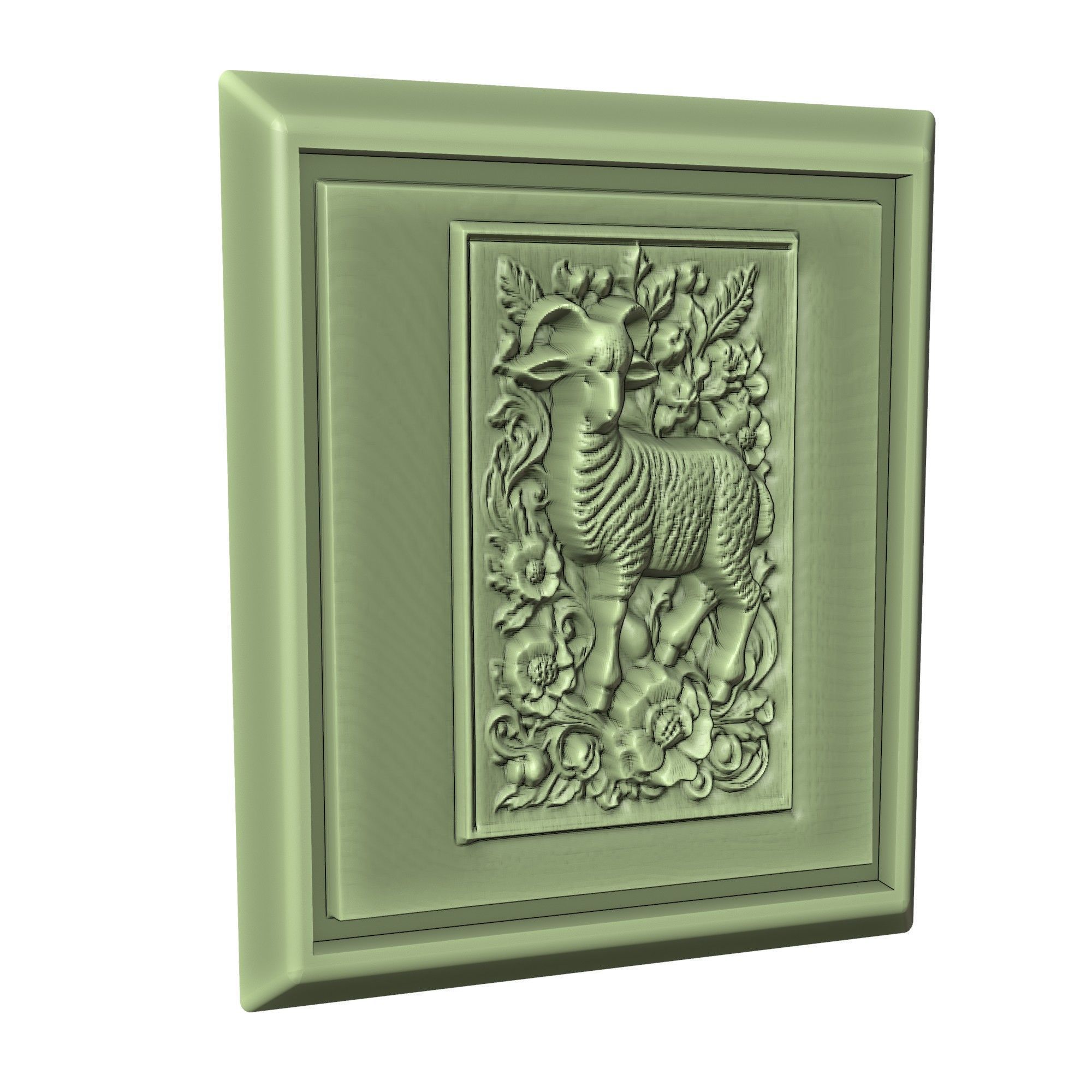 Lamb Animal 3D print model_3