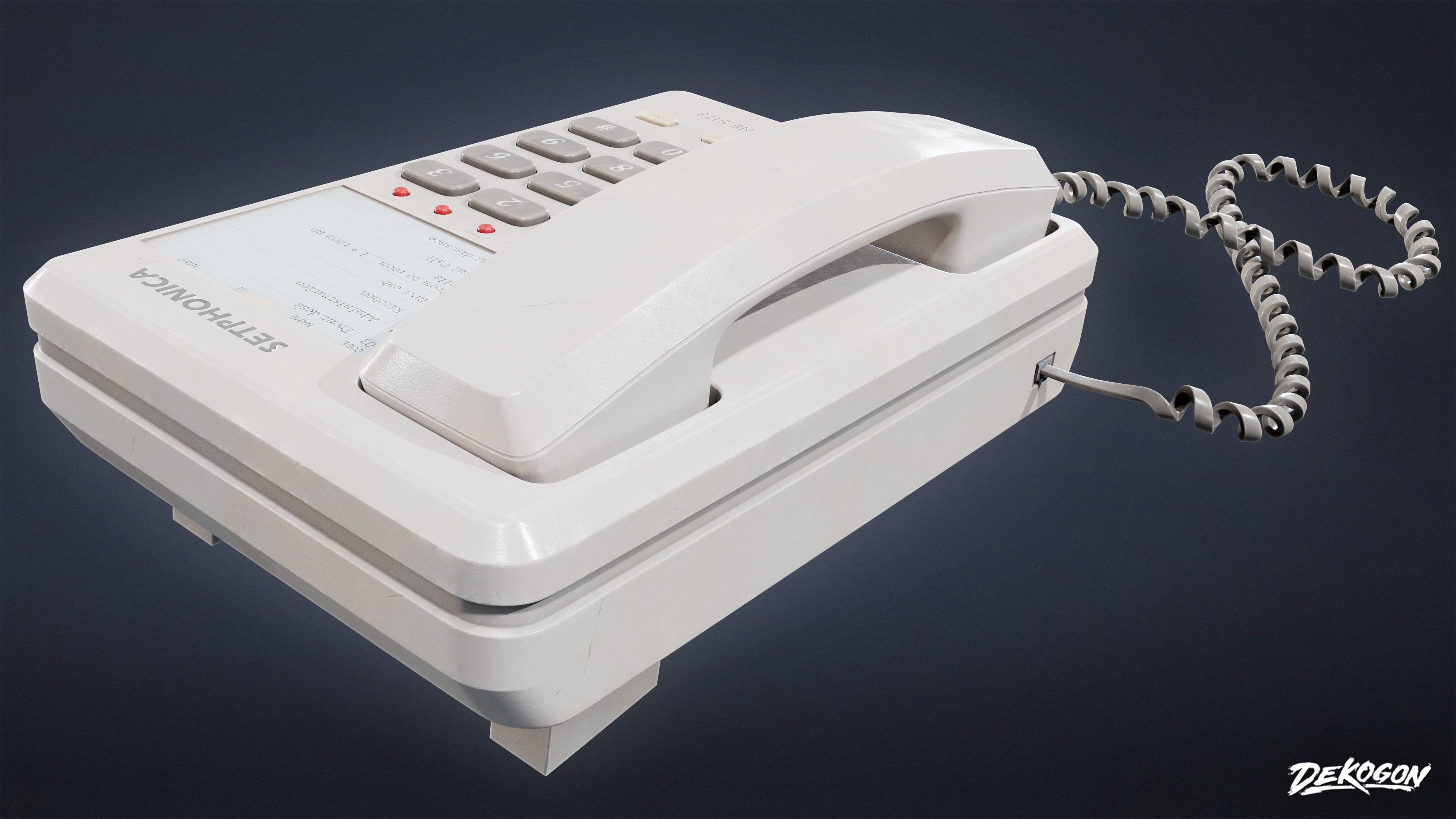 MOTEL - Phone Set 02 - LOW POLY AND NANITE Low-poly 3D model_5