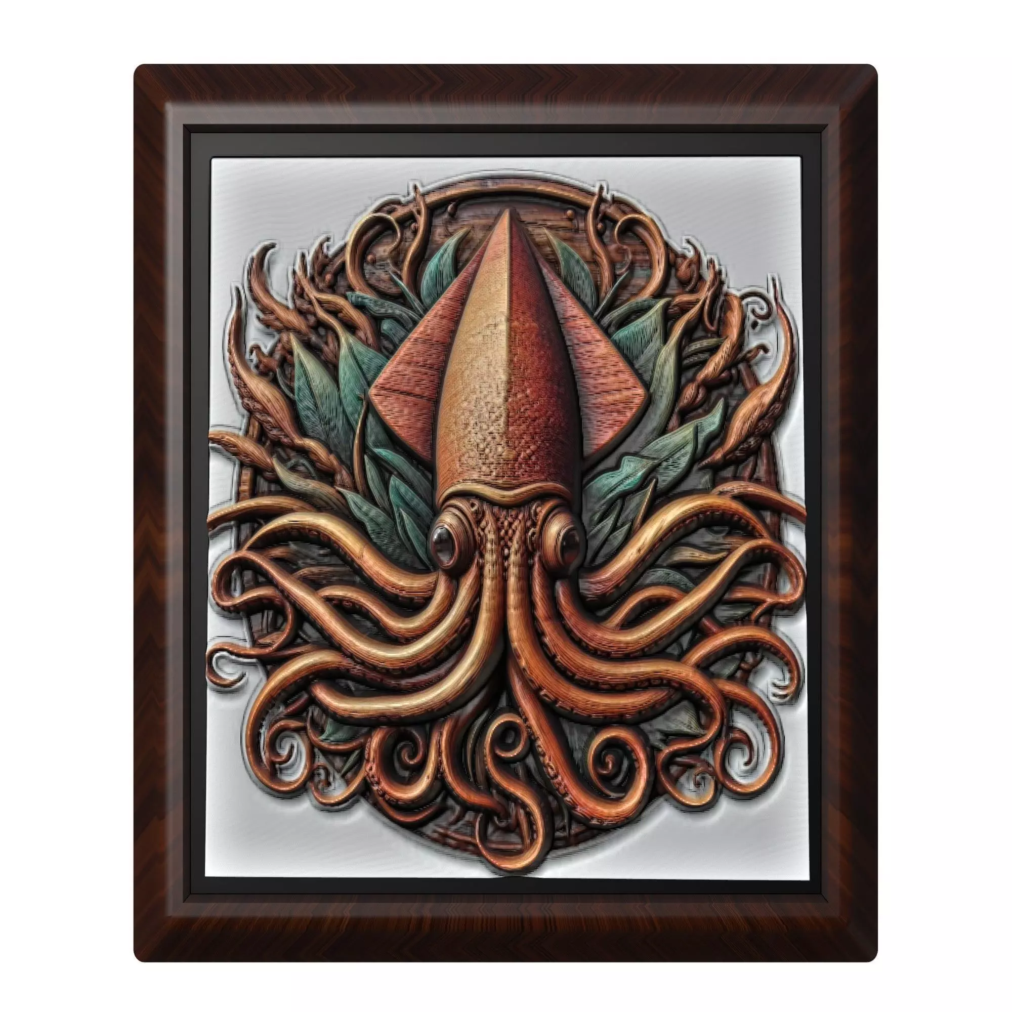 Squid Animal 3D print model_0