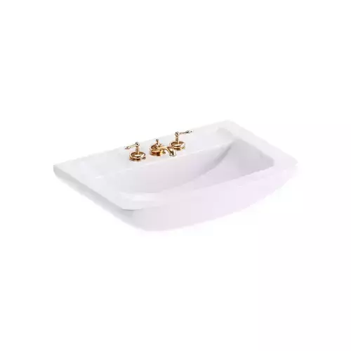 Vega Small Wall Mounted Bathroom Vessel Sink