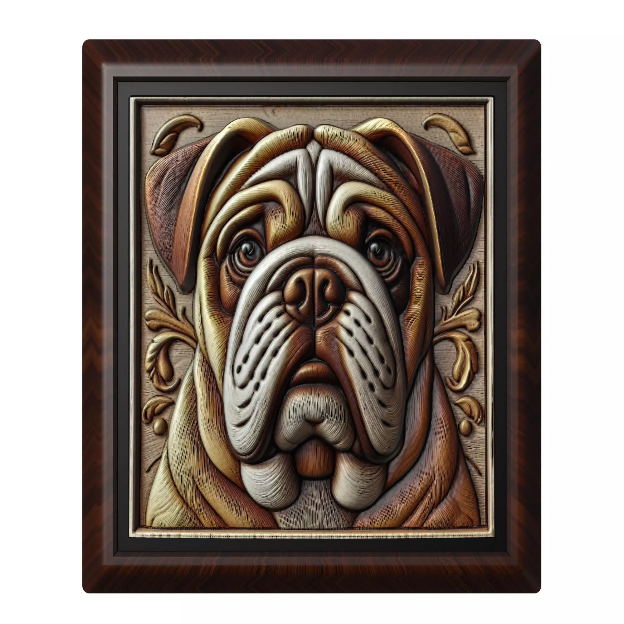 Dog Bulldog Animal 3D print model_0