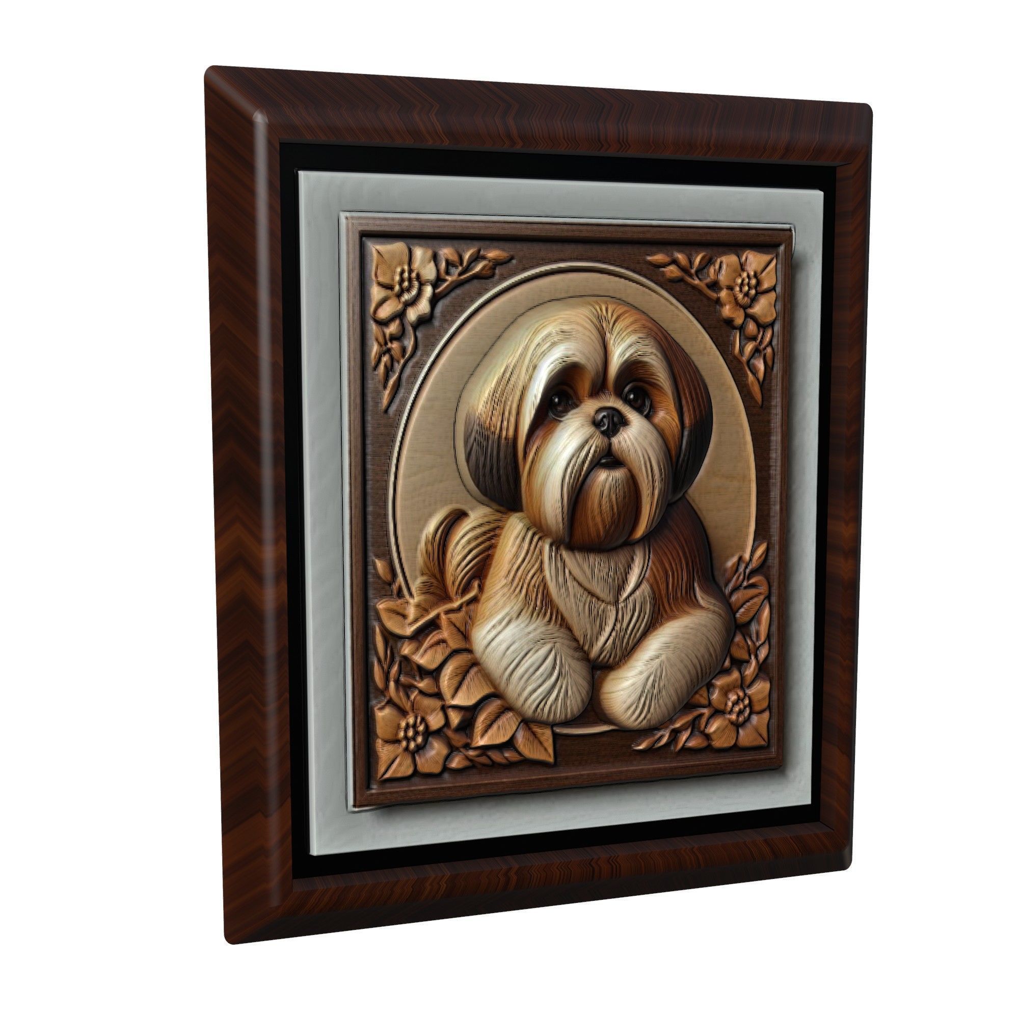 Dog Shih Tzu Animal 3D print model_1