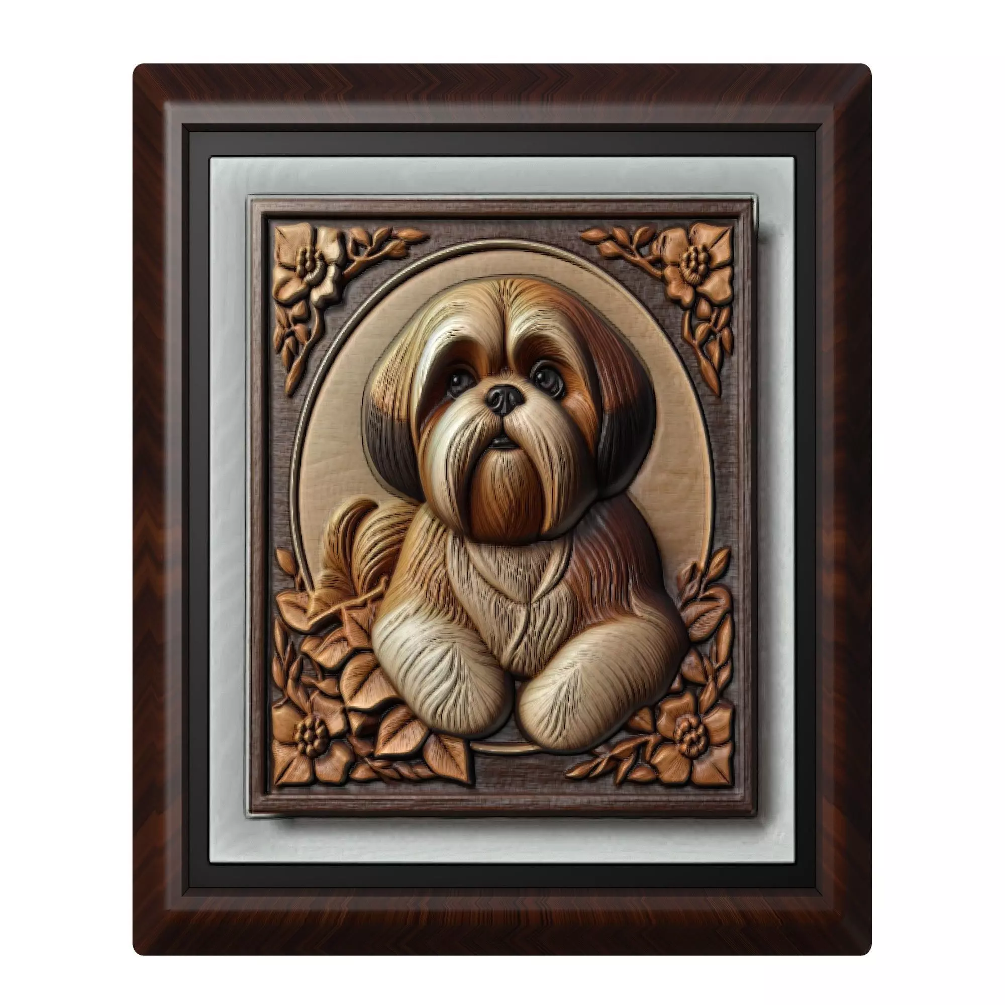 Dog Shih Tzu Animal 3D print model_0