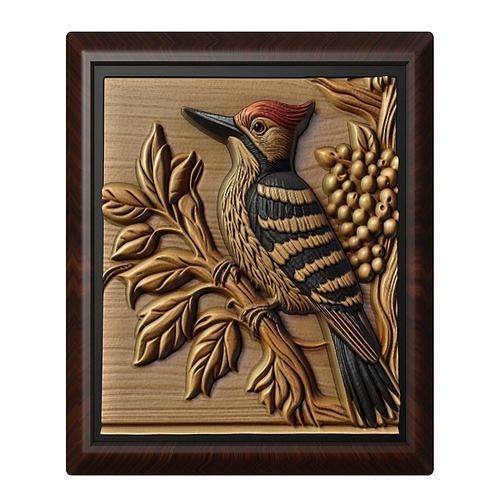 Woodpecker Animal 3D print model