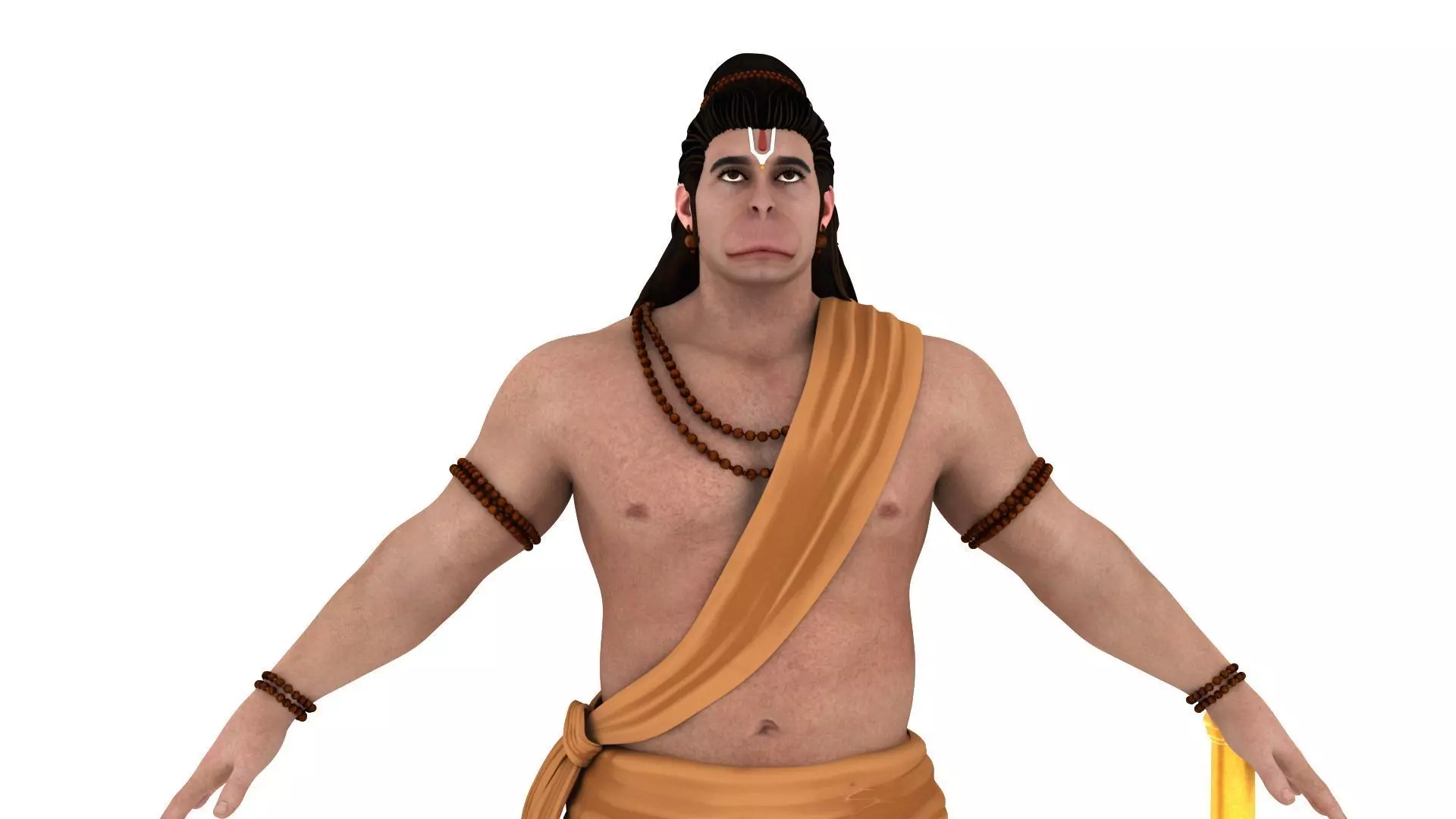 Hanuman t pose 3D model_0