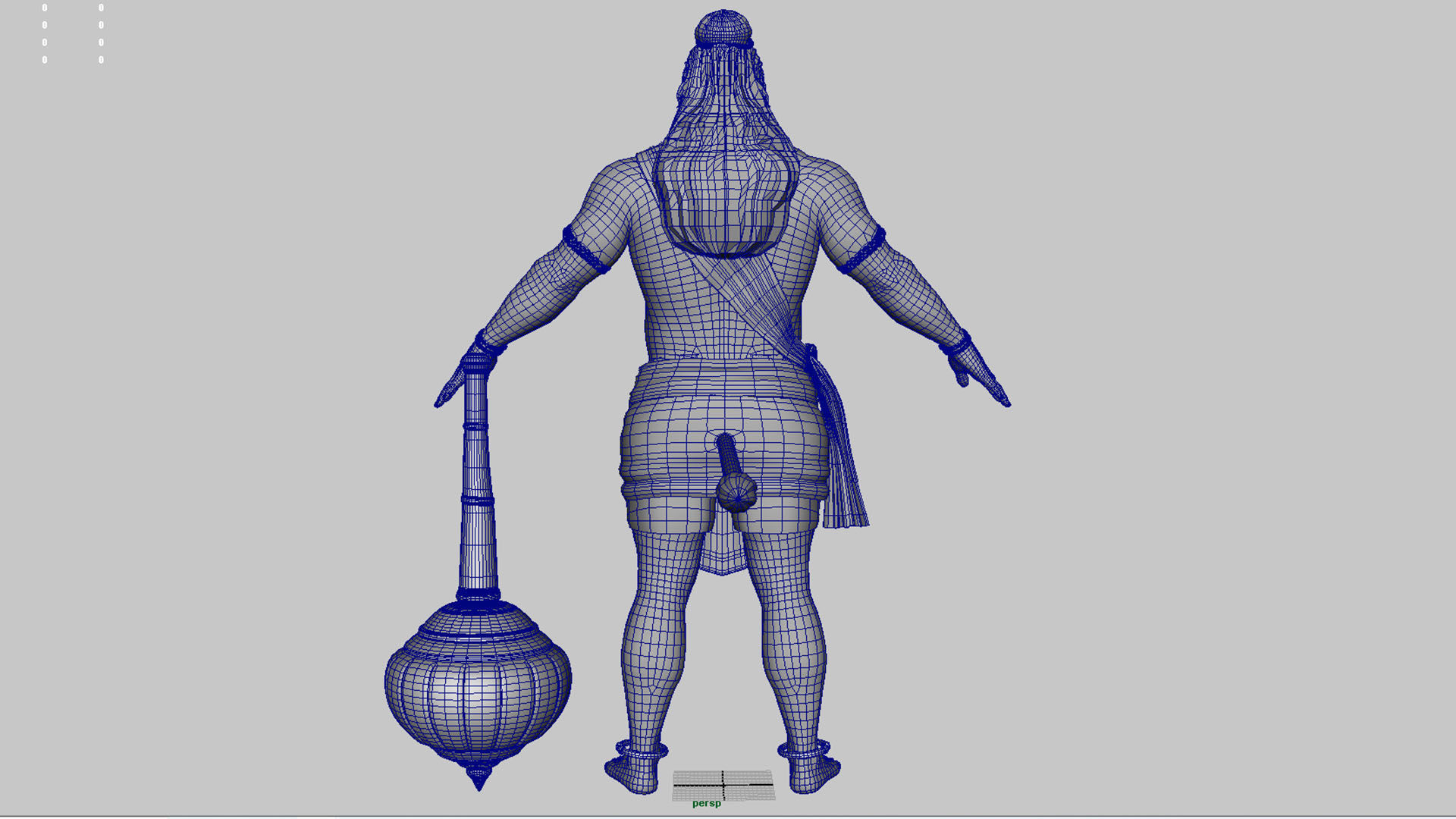 Hanuman t pose 3D model_10