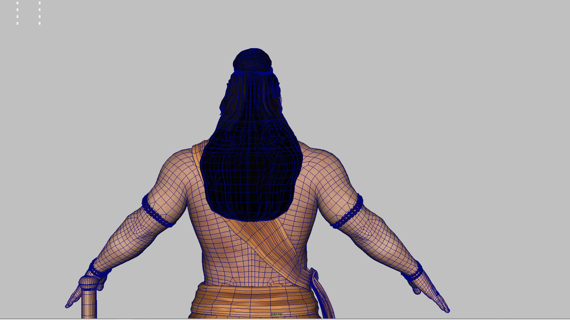 Hanuman t pose 3D model_14