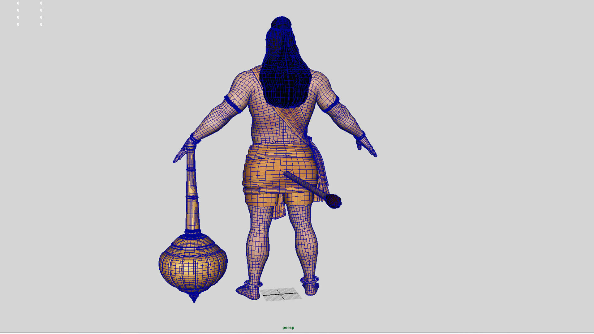 Hanuman t pose 3D model_13