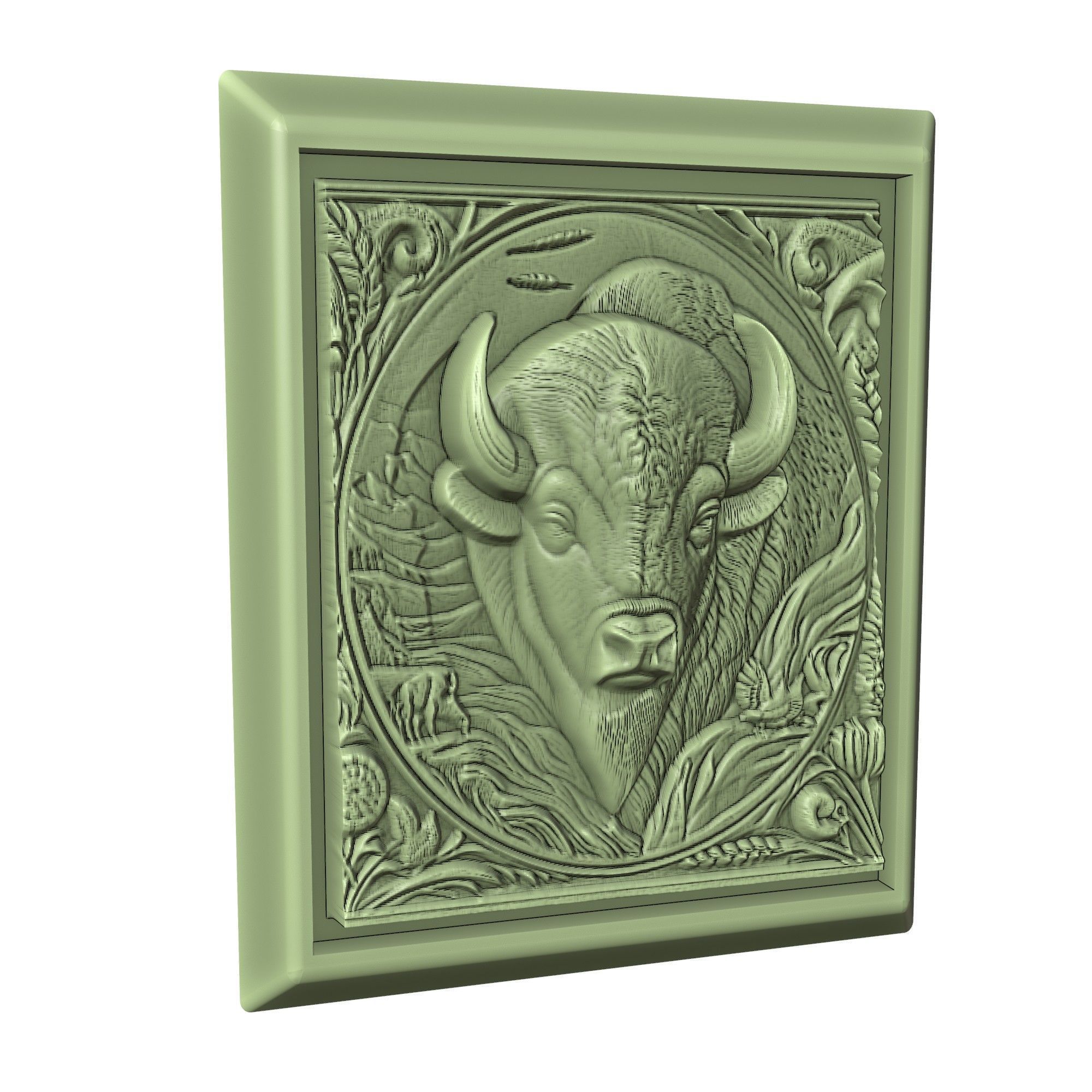 Bison Animal 3D print model_3