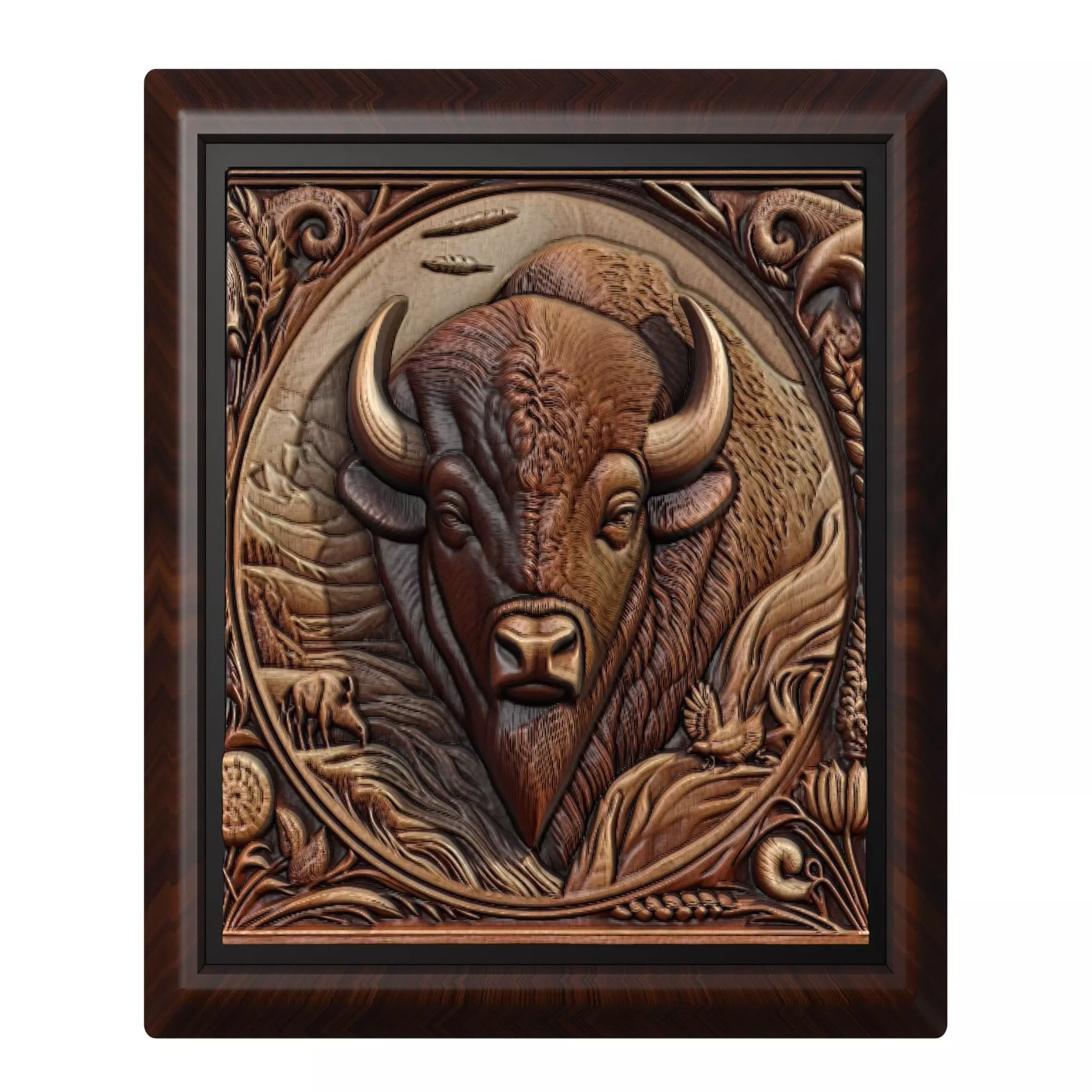 Bison Animal 3D print model_0