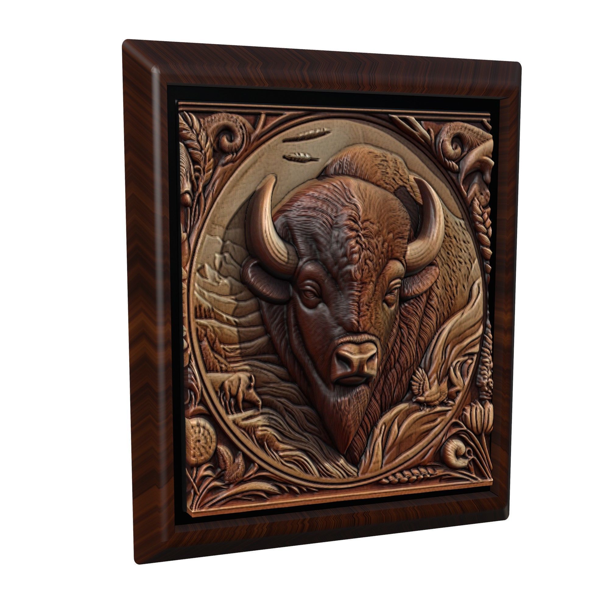 Bison Animal 3D print model_1