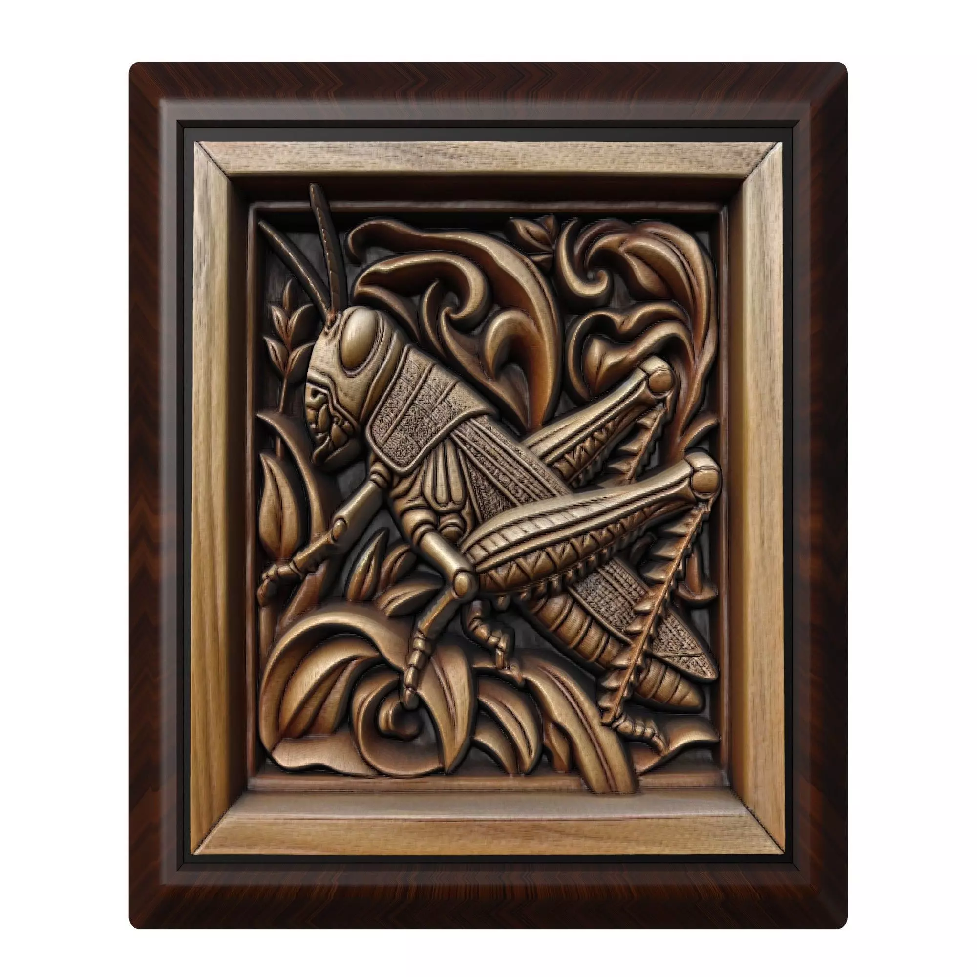 Grasshopper Animal 3D print model_0