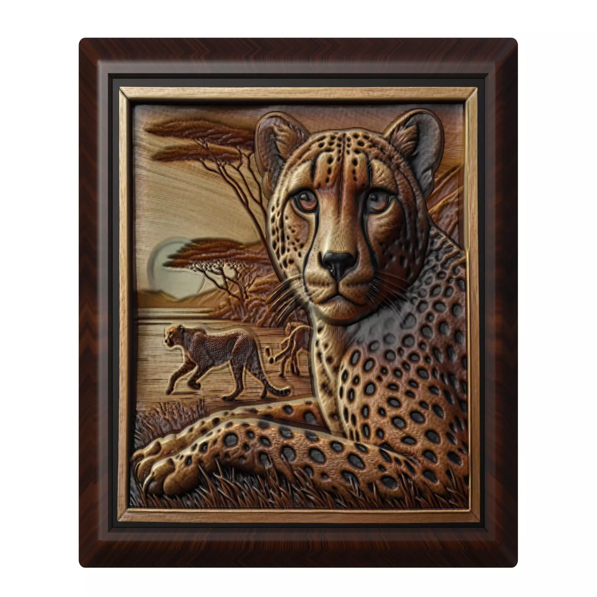 Cheetah Animal 3D print model_0