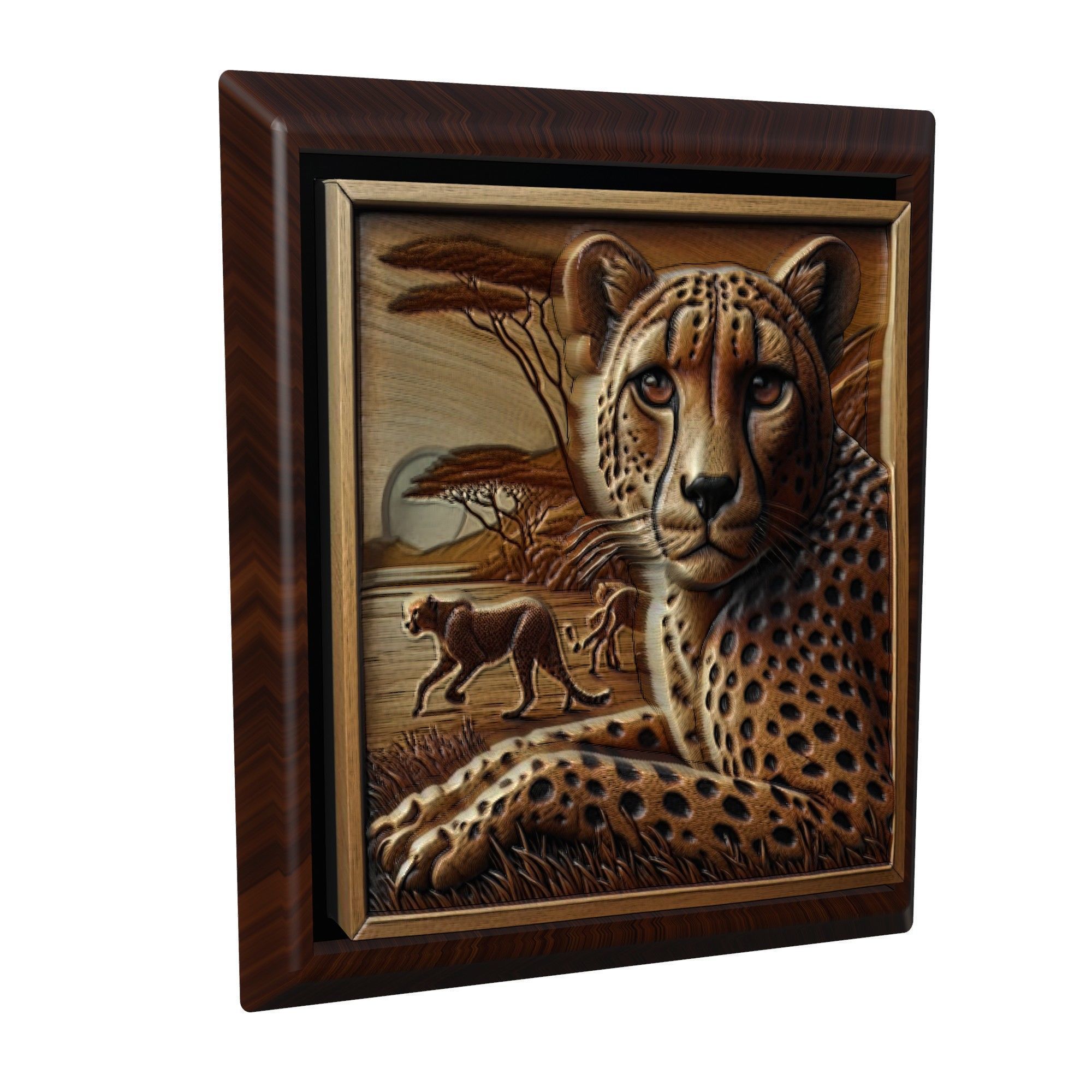 Cheetah Animal 3D print model_1