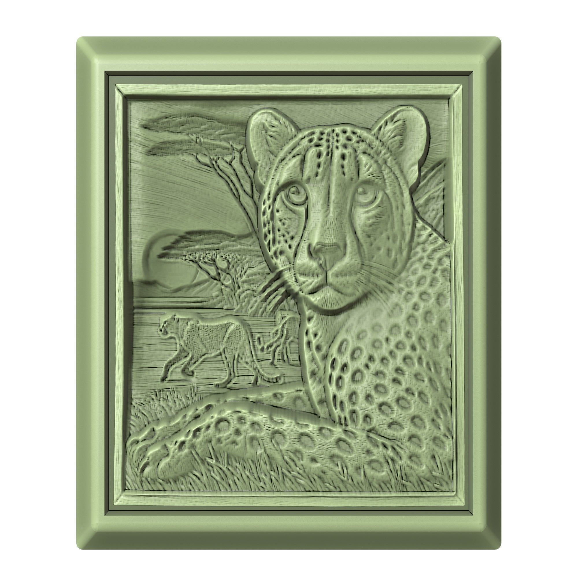 Cheetah Animal 3D print model_2