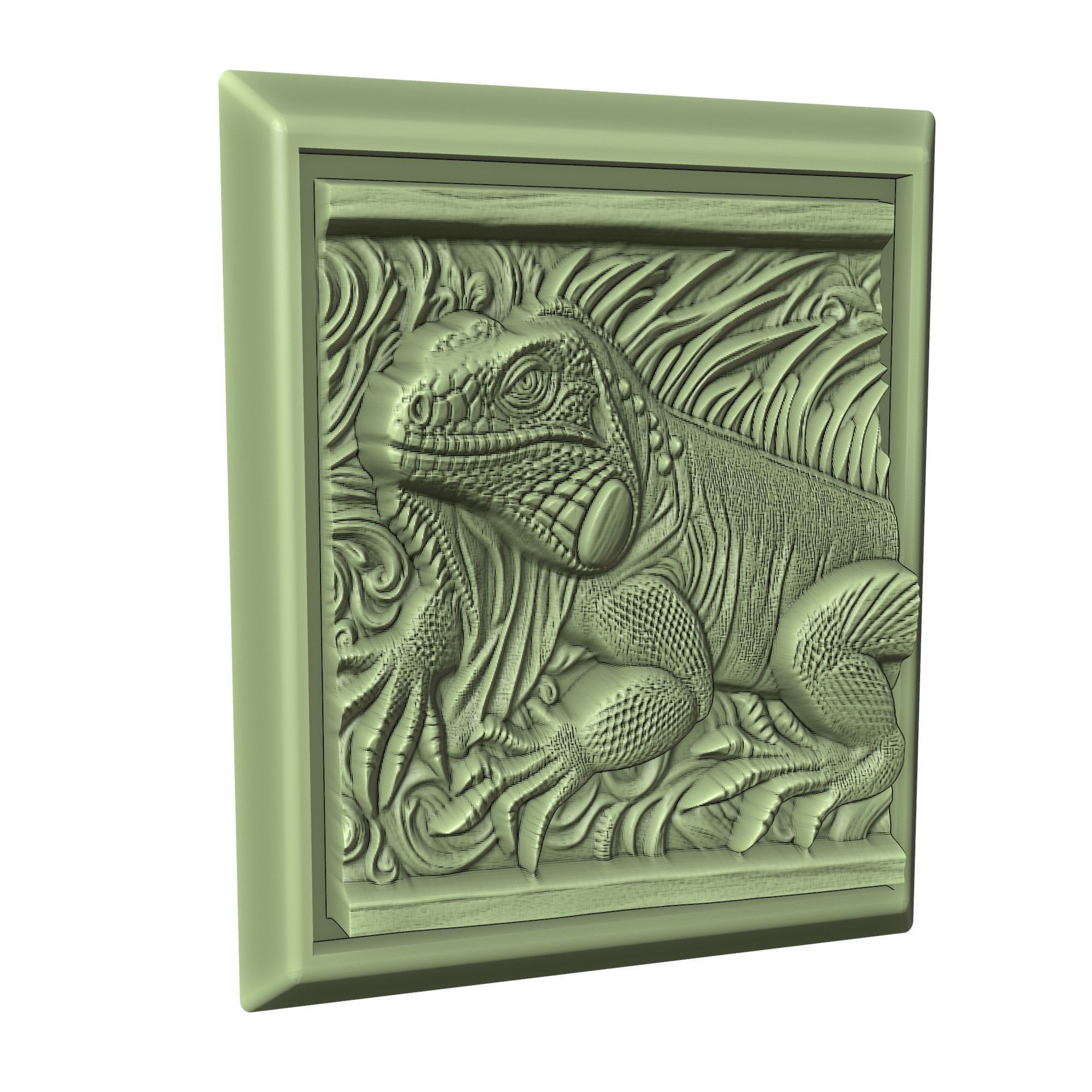 Iguana Animal 3D print model_3