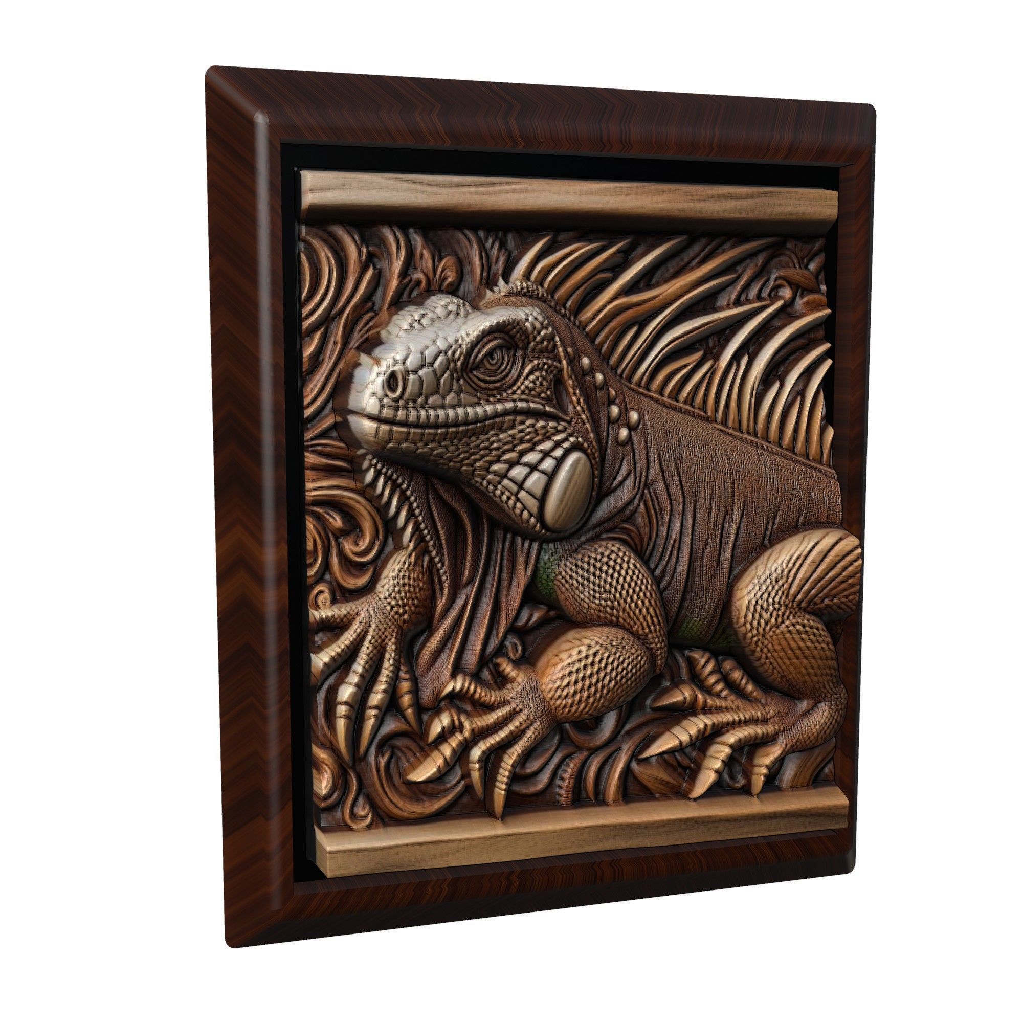 Iguana Animal 3D print model_1