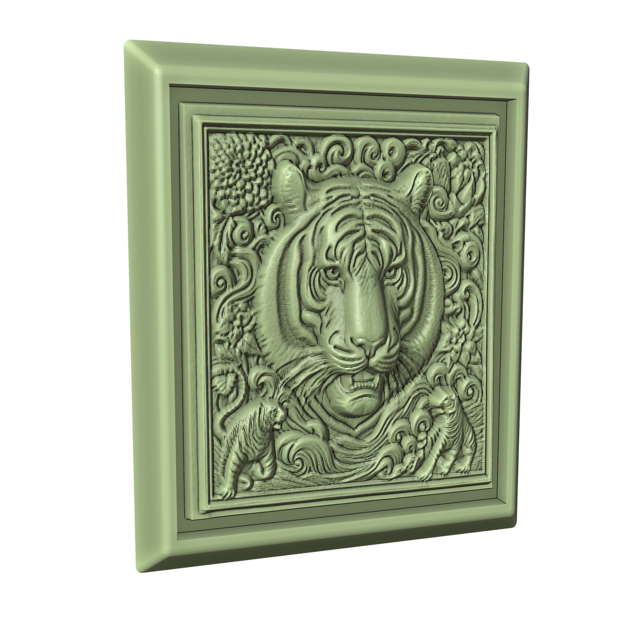 Tiger Animal 3D print model_3