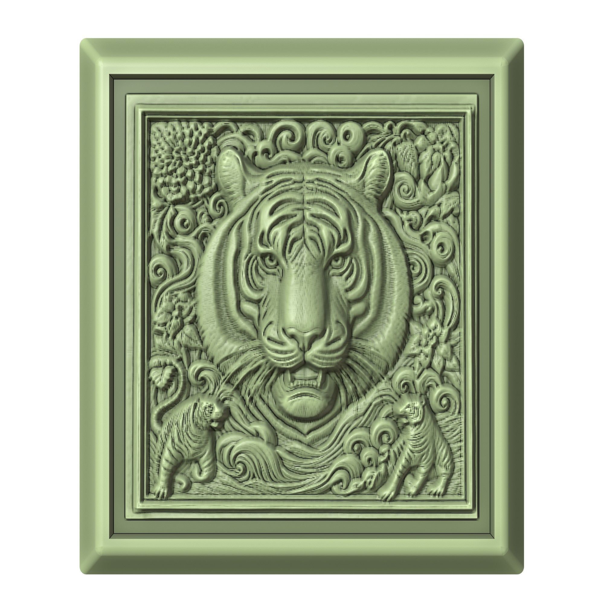 Tiger Animal 3D print model_2