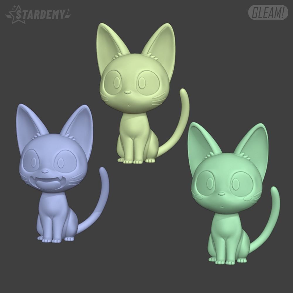 Jiji Chibi Kiki Delivery Service 3 models 3D print model_2