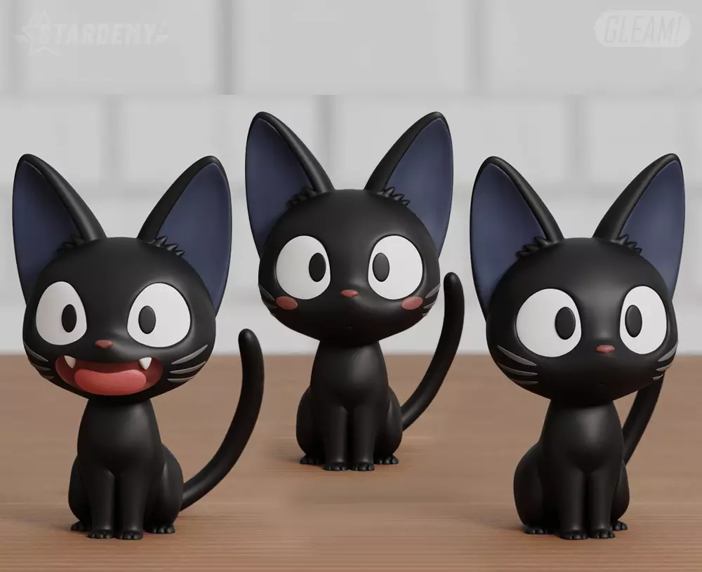 Jiji Chibi Kiki Delivery Service 3 models 3D print model_0