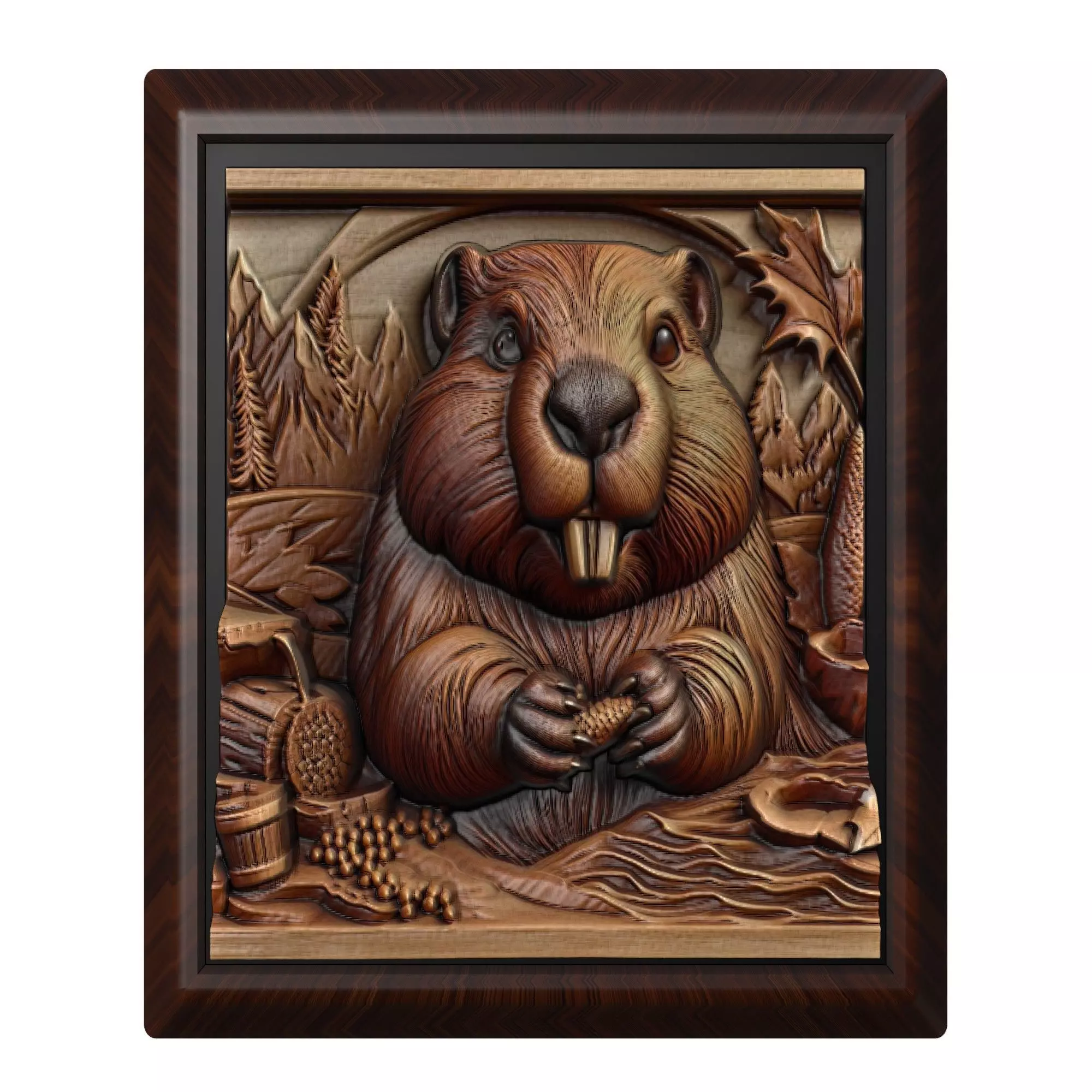 Beaver Animal 3D print model