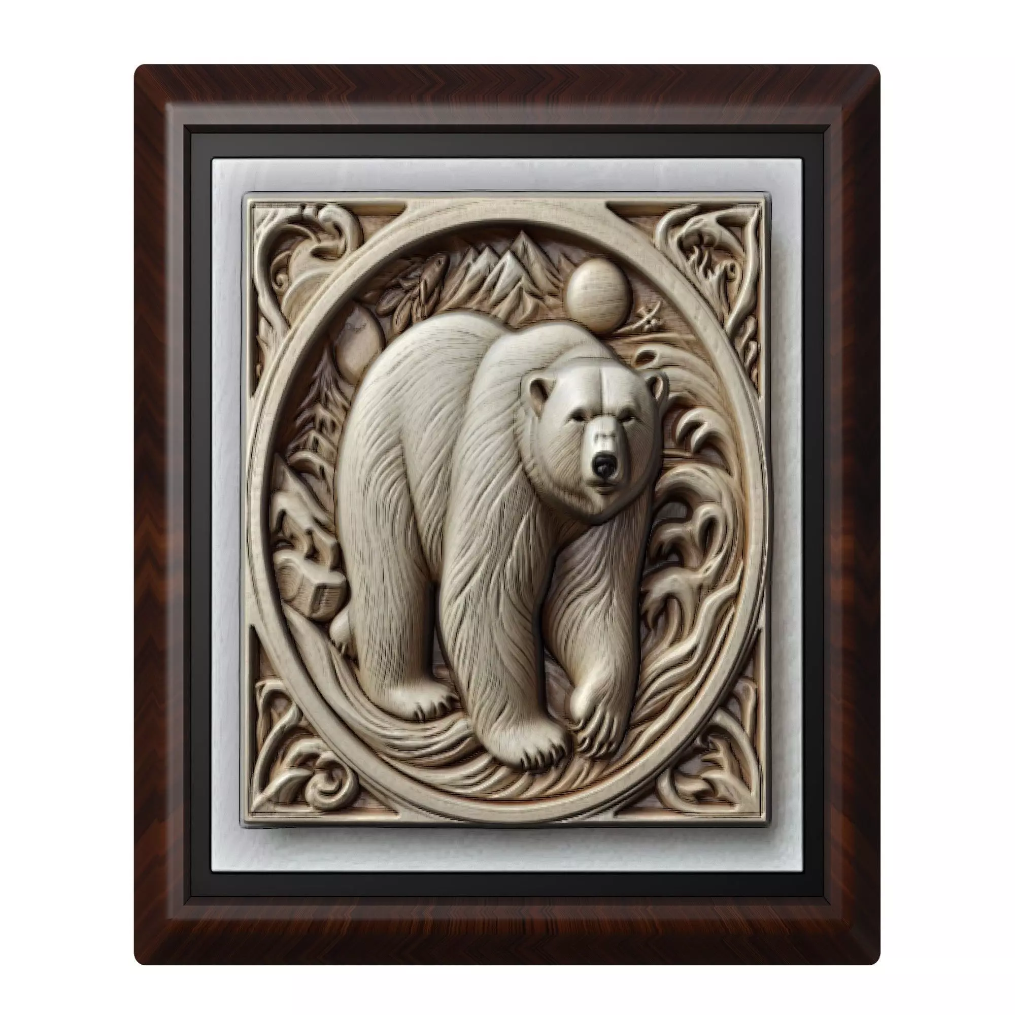 Polar Bear Animal 3D print model_0