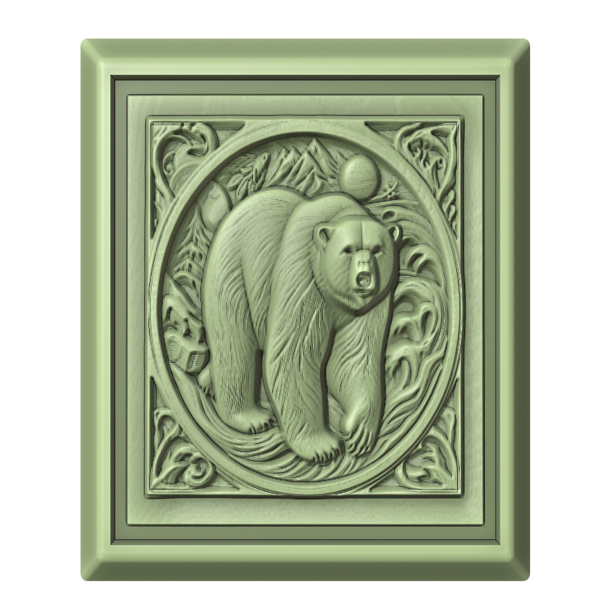 Polar Bear Animal 3D print model_2