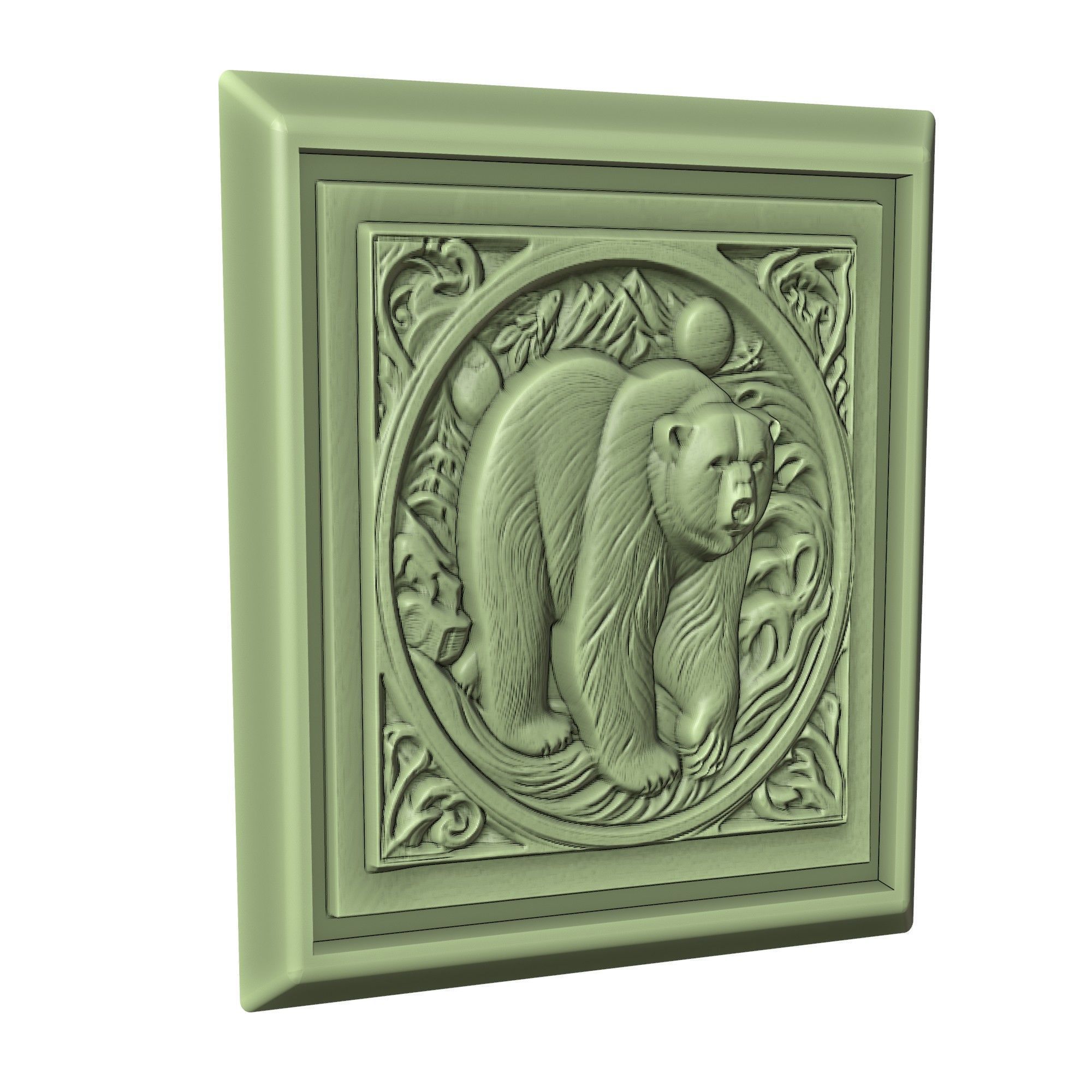 Polar Bear Animal 3D print model_3