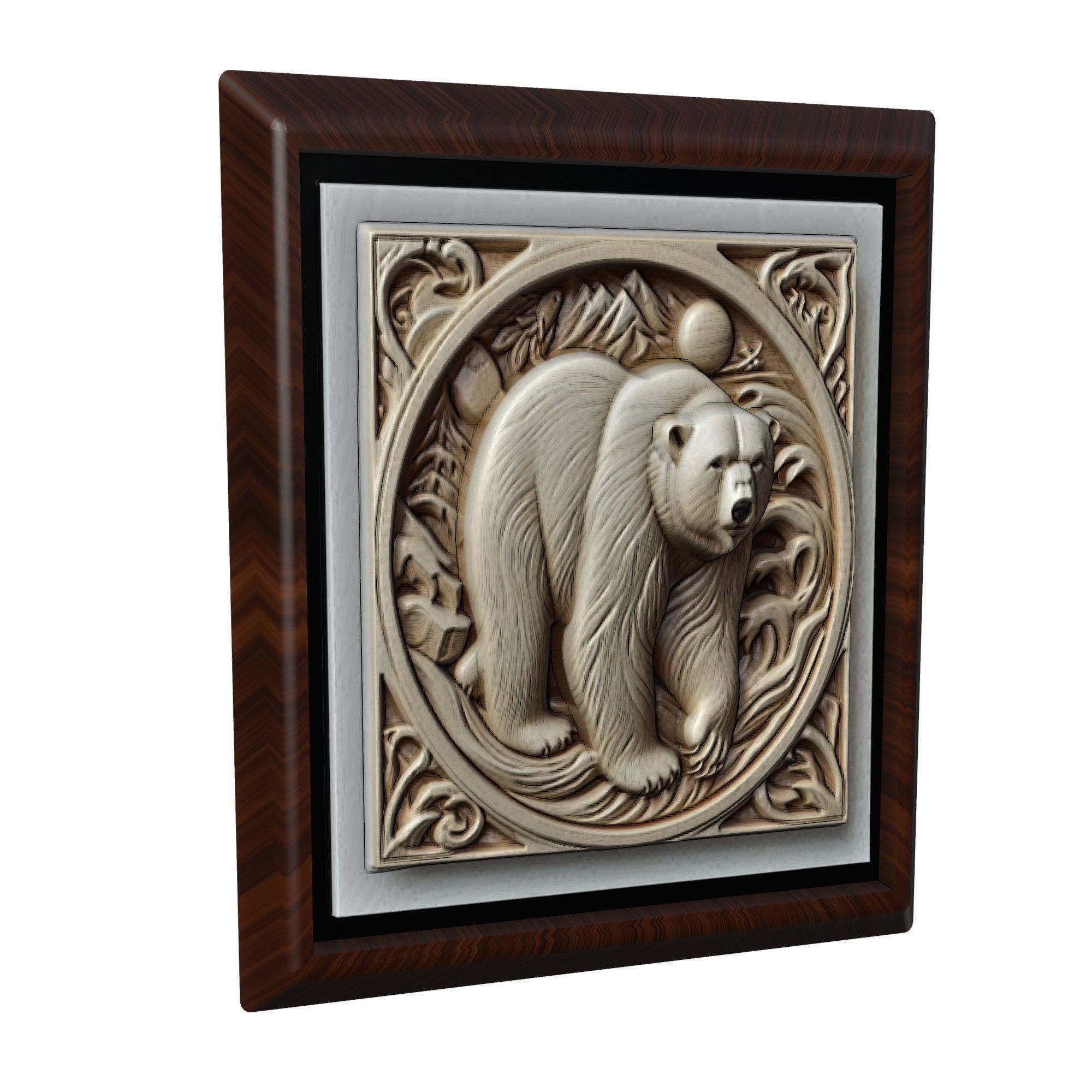 Polar Bear Animal 3D print model_1