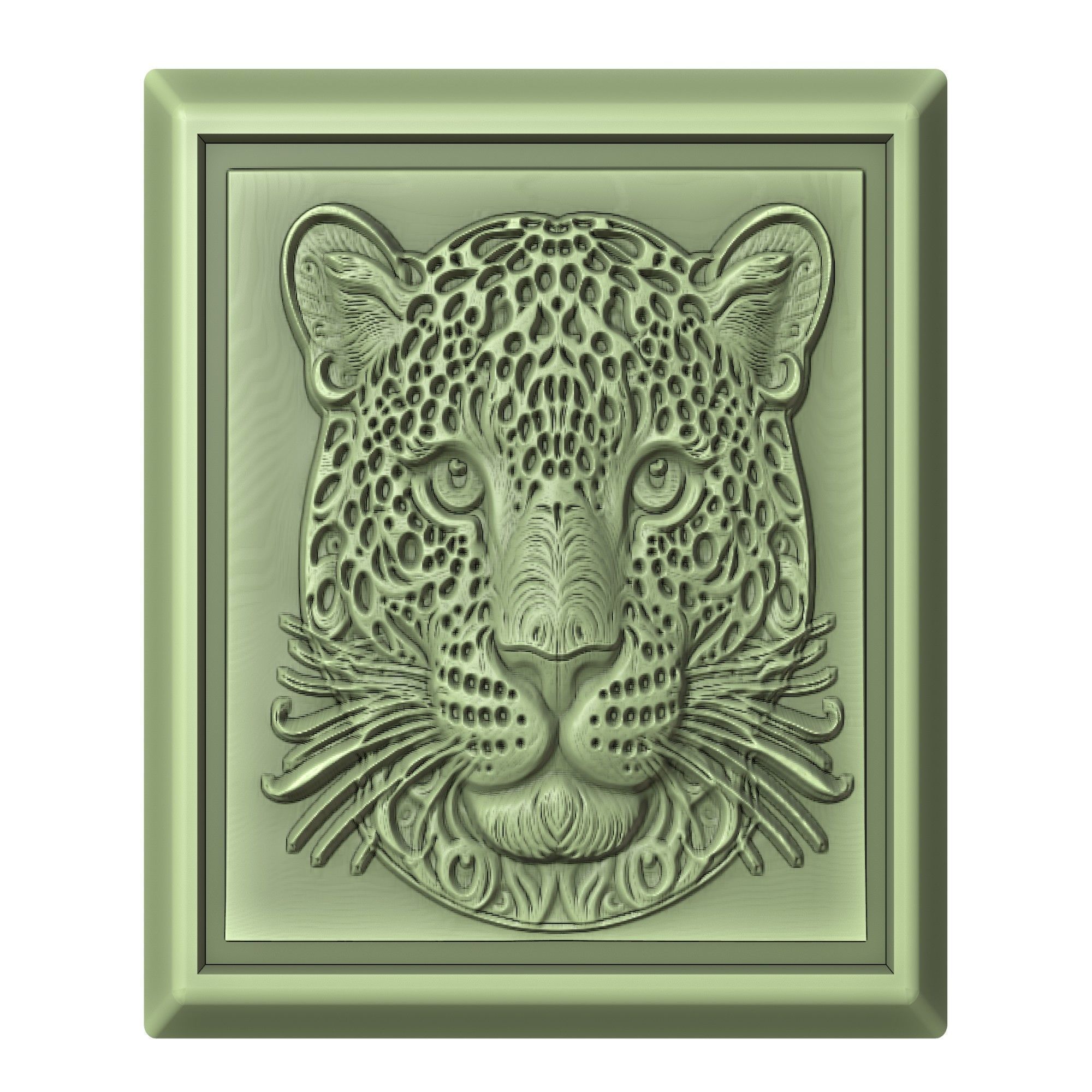 Leopard Animal 3D print model_2